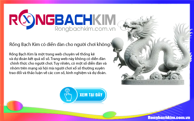 Rồng Bạch Kim có diễn đàn cho người chơi không?